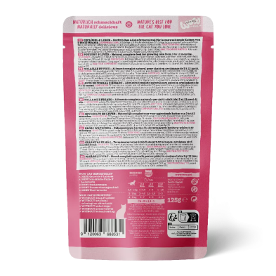 Alimento húmido para gatinhos com aves e fígado 125g - WOW Pet