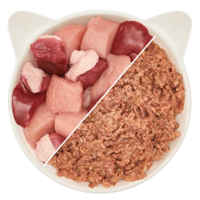 Alimento húmido para gatos Senior Aves e Pato 125g - WOW Pet