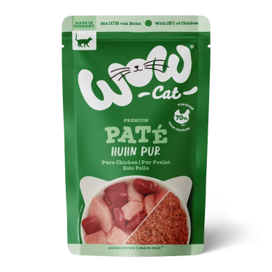 Ração húmida para gatos adultos Multipack - WOW Pet (3 sabores) 6x125g