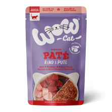 Ração húmida para gatos adultos Multipack - WOW Pet (3 sabores) 6x125g