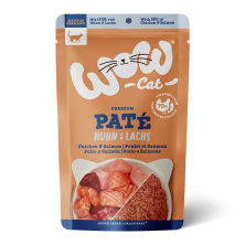 Ração húmida para gatos adultos Multipack - WOW Pet (3 sabores) 6x125g