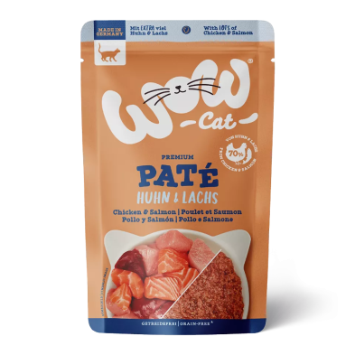 Ração húmida para gatos adultos Multipack - WOW Pet (3 sabores) 6x125g