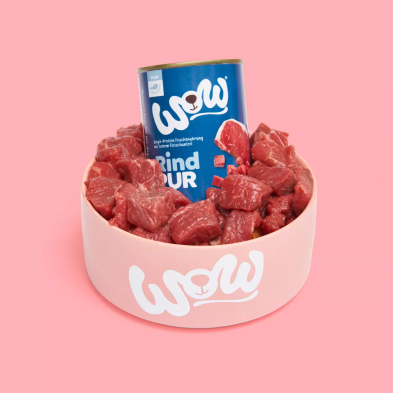 Comida Húmida para Cães de Vaca Pura - 71% Carne de Vaca