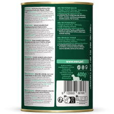 Comida Húmida para Cães de Peru Puro - 71% Carne de Peru
