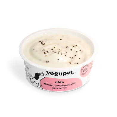 Yogupet Chia para cães | Iogurte rico em Omega-3 e fibra