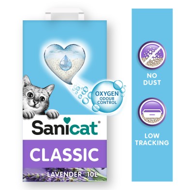 Sanicat Classic Arena Para Gatos Aroma Lavanda