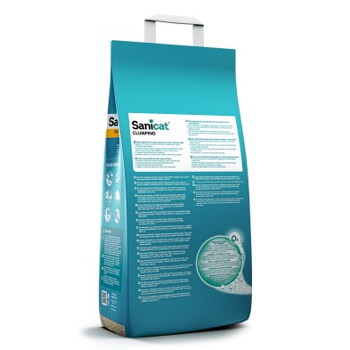 Sanicat Clumping: areia para gatos sem perfume, limpeza e conforto