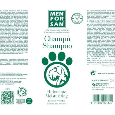 Menforsan Champô Hidratante para Cães 300 ml