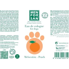 Menforsan Água de Colónia Pêssego 125 ml | Fragrância Suave Cães