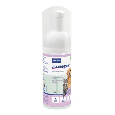 Virbac Espuma Limpiadora para Perros y Gatos Allerderm Foam 100 ml