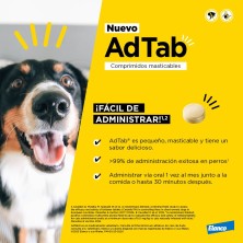 AdTab Antiparasitario comprimido masticable para perros