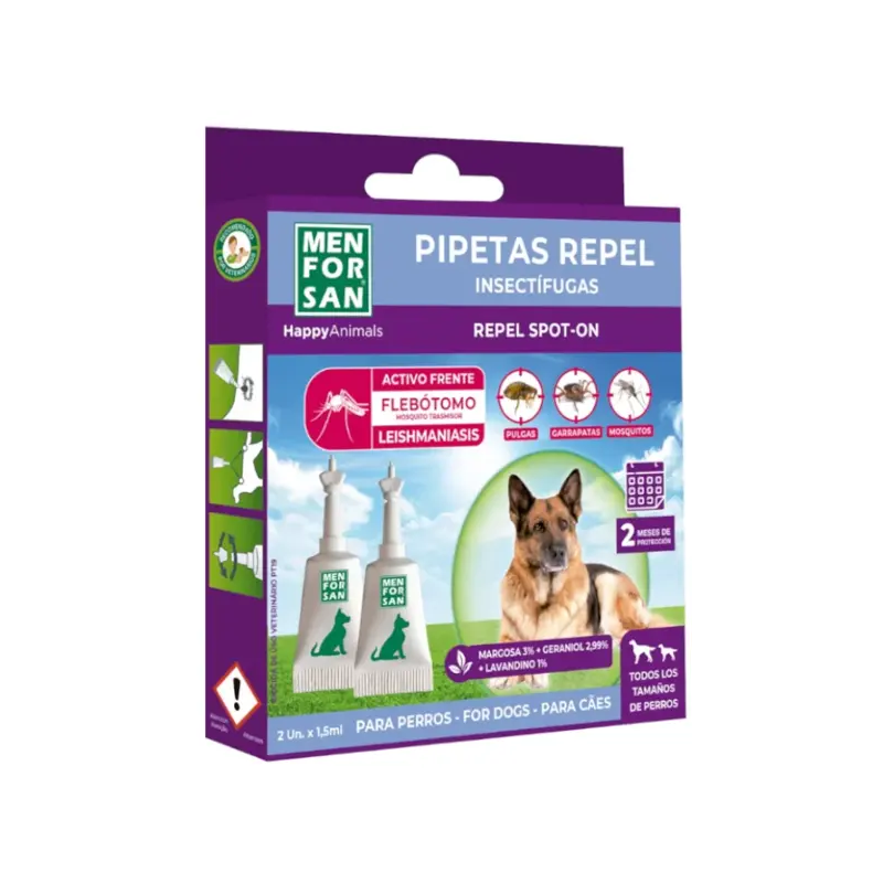 Menforsan pipeta antiparasitaria perros 2ud