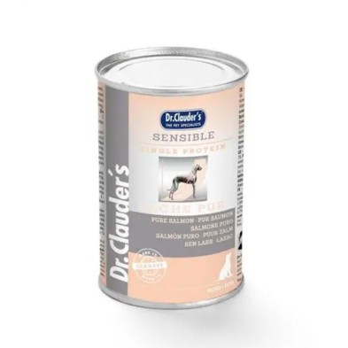 Dr. Clauder's Pure Salmon Mono-Protein Wet Can para Cães Sensíveis