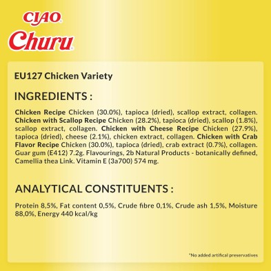 Churu Cat Variedades de Frango com Carne