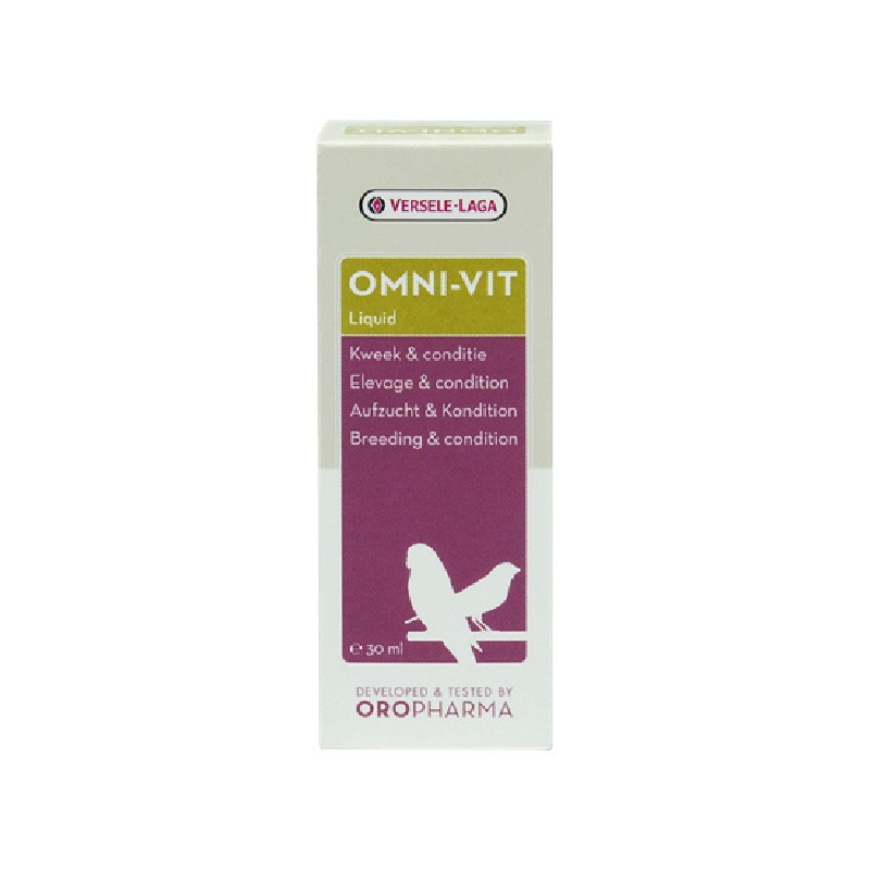 Suplemento multivitamínico para pájaros Versele-Laga Oropharma Omni-Vit Suplemento Multivitamínico Para Pájaros (6 unid)