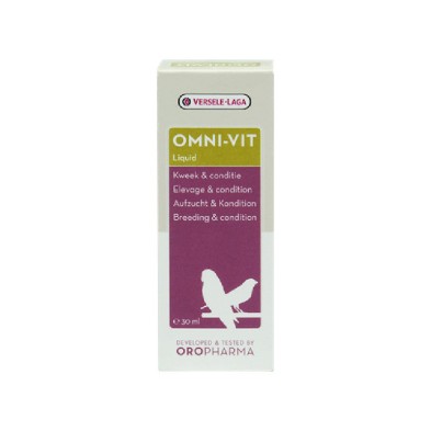 Suplemento multivitamínico para pájaros Versele-Laga Oropharma Omni-Vit Suplemento Multivitamínico Para Pájaros (6 unid)