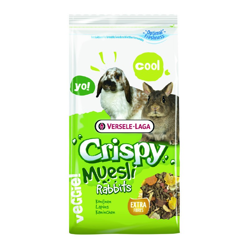 Muesli de calidad con fibra Versele-Laga Crispy Muesli Para Conejos