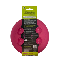 LICKIMAT Ufo Alfombrilla Comedero para Lamer color ROSA etiqueta