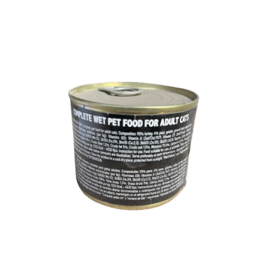 Lata Alpha Spirit para gatos de Pavo con Pera 200 gr