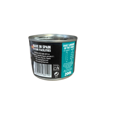 Lata Alpha Spirit para gatos de sardina con plátano 200 gr
