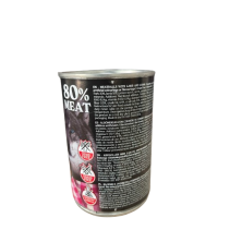 Almôndegas sem grãos Alpha Spirit para cães com cordeiro e cominho 400gr