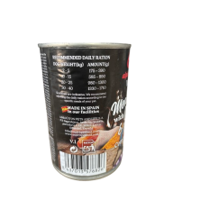 Comida húmida para cães Alpha Spirit Lata Almôndegas de peru e cúrcuma 400gr