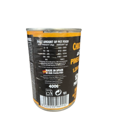 Alpha Spirit Húmedo Lata Frango con Ananás 400 gr
