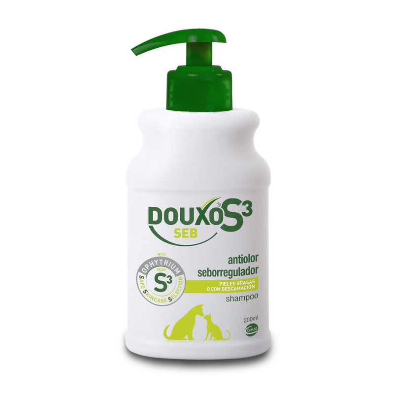 Douxo S3 Seb Champú Antiolor Y Seborregulador para Perros y Gatos