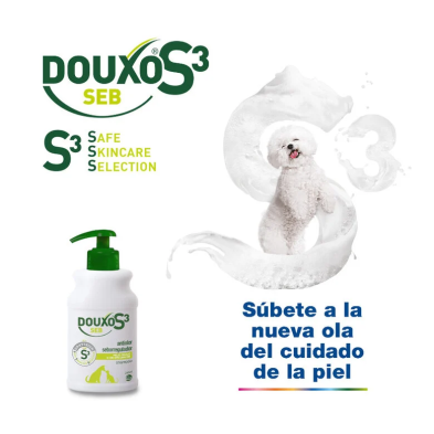 Douxo S3 Seb Champú Antiolor Y Seborregulador para Perros y Gatos