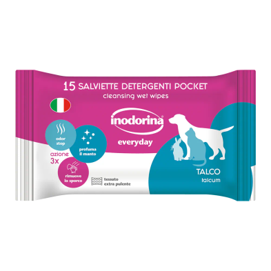 Inodorina Toallitas Refresh Pocket 15 uds TALCO
