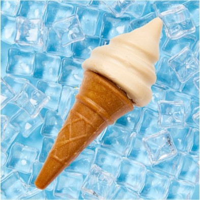 Snack de helado para perros de Cacahuete y Vainilla I Pup Ice Snacks Helado Cucurucho de Vainilla y Cacahuete 2 unds