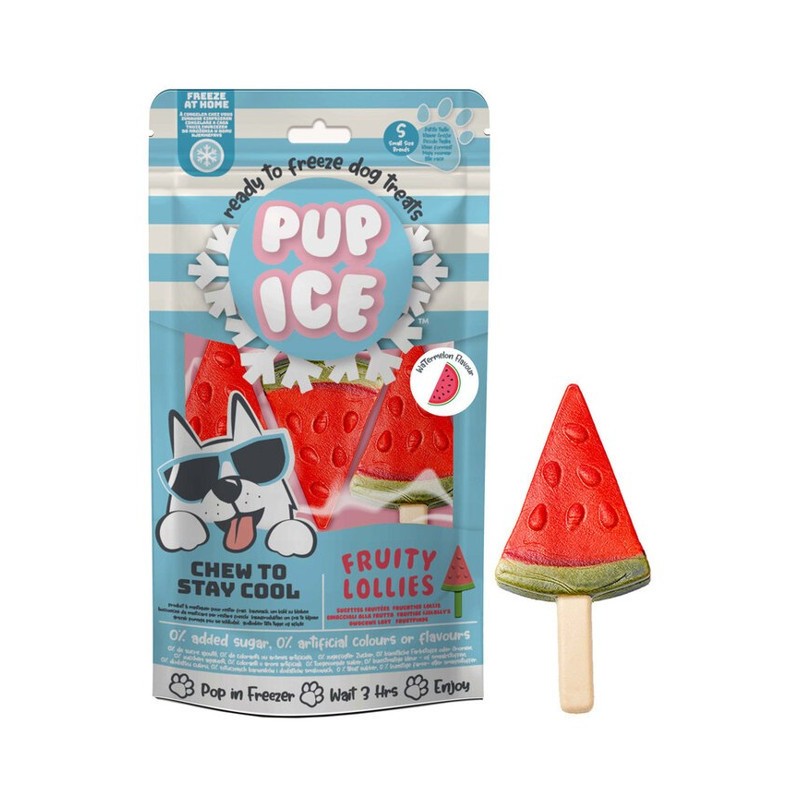 Pup Ice Snacks Helado Fruity de Sandía 3 unds