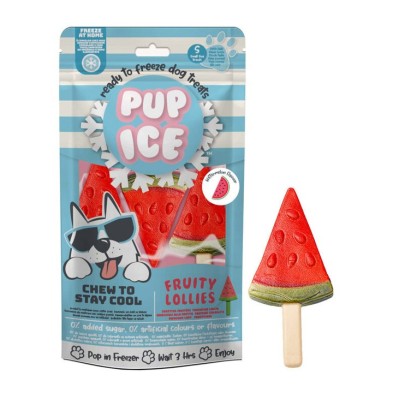 Pup Ice Snacks Helado Fruity de Sandía 3 unds
