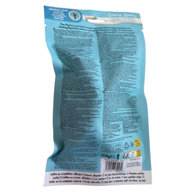 Pup Ice Snacks Helado Cucurucho de Vainilla y Cacahuete 2 unds