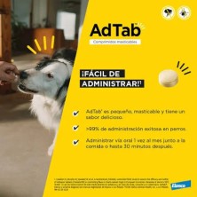 AdTab Antiparasitario 3 comprimidos masticables para perros