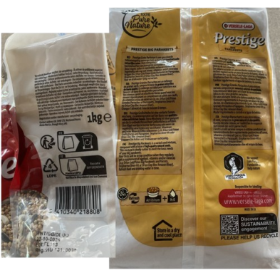 Mistura de sementes para periquitos grandes Versele-Laga Prestige Alimento para periquitos grandes