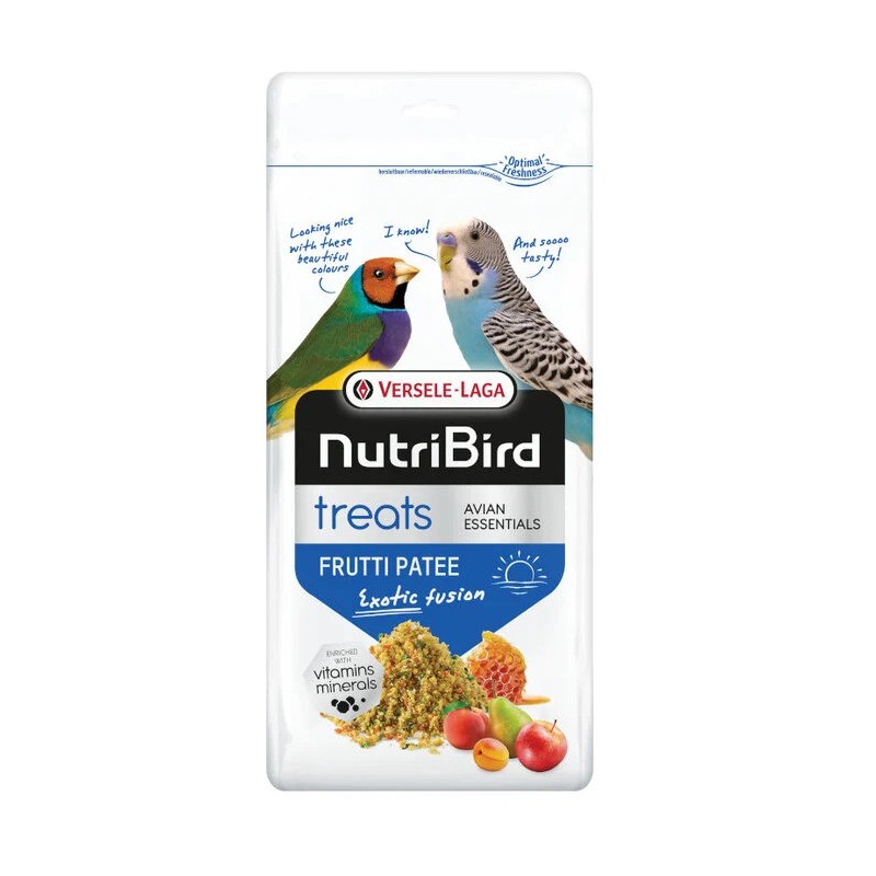 Alimento nutritivo e energizante para aves Versele-Laga Orlux Forti Patee pasta fortificante para todas as espécies de aves