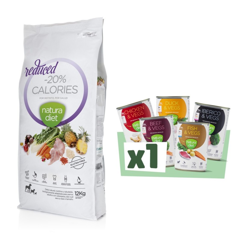 Pienso Natura Diet reducida -20% para perros adultos con sobrepeso