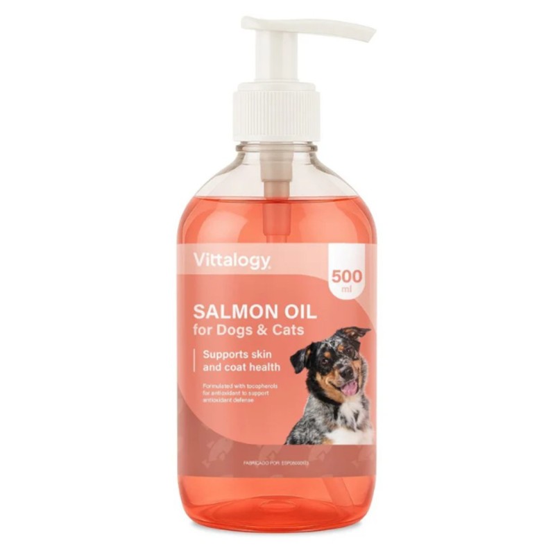 Vittalogy Aceite de Salmón para Perros y Gatos