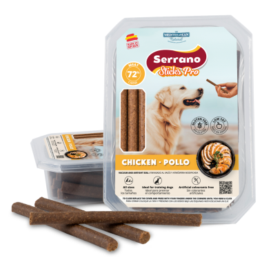 Petiscos para cães adultos Mediterrânea Ibérica Sticks Ricos em Frango