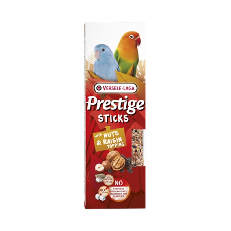 Versele-Laga Barritas Sticks De Nueces y Pasas para Loros Pequeños