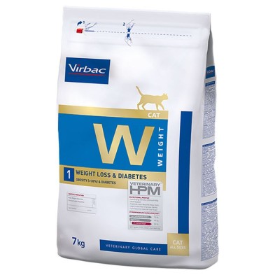 Virbac W1 Veterinary HPM Weight Loss and Diabetes para Gatos