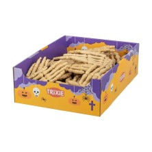 Delicioso snack de halloween I Trixie Snack Mano Hueso con Pollo para Perros 15 cm