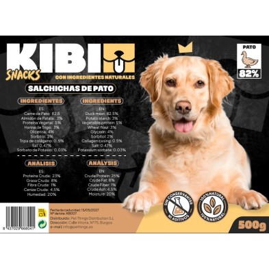 KIBI Salsichas de Pato para Cães | Superpet