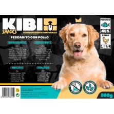 KIBI Snack de Pescaditos cubiertos con Pollo para Perros