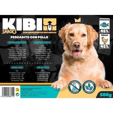 KIBI Snack de Peixinhos cobertos com Frango para Cães