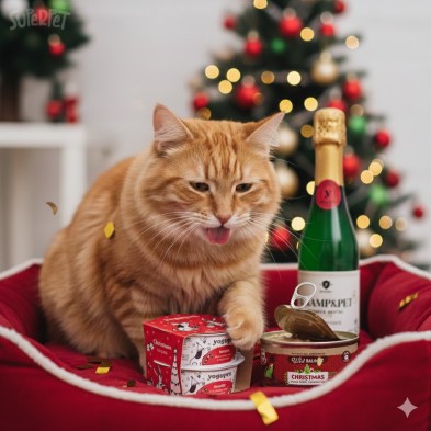 Pacote Especial de Natal para Gatos | Presente Perfeito