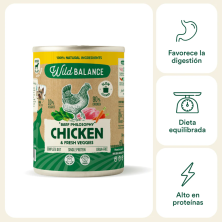 Wild Balance Lata BARF  POLLO con Verduras Frescas