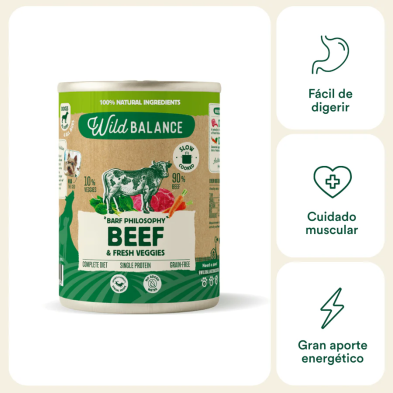 Wild Balance Lata  TERNERA con Verduras Frescas