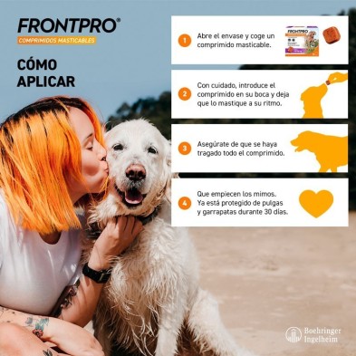 FrontPro pastilhas antiparasitárias para cães